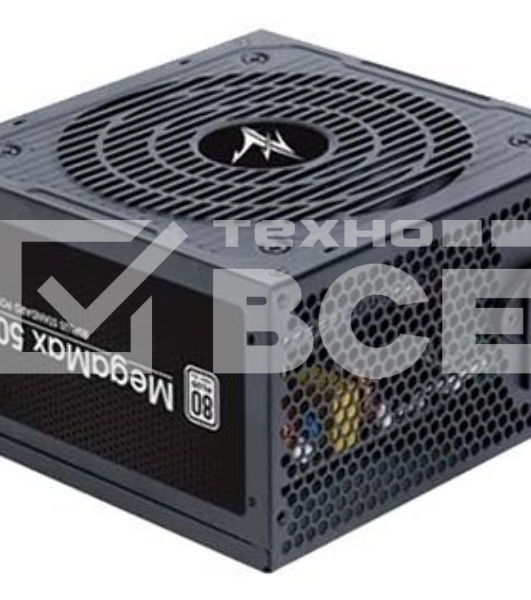 Блок питания Zalman ZM500-TXII (V2), 500Вт, 80 PLUS, 120мм, черный