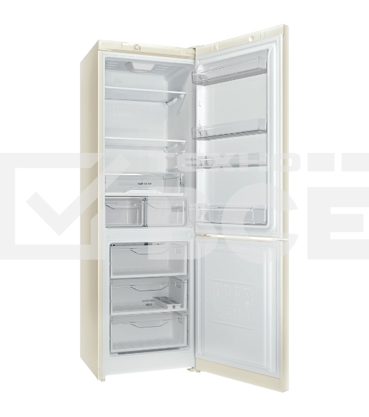 Холодильник Indesit DS 4180 E бежевый двухкамерный 223/87л морозилка снизу