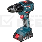 Аккумуляторная дрель-шуруповёрт BOSCH GSR 18V-50 (06019H5020)  2х2.0Ач, в кейсе, фото 1