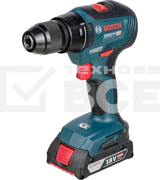 Аккумуляторная дрель-шуруповёрт BOSCH GSR 18V-50 (06019H5020)  2х2.0Ач, в кейсе
