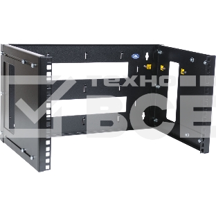 Аксессуар ЦМО! Кронштейн настенный 3U, регулируемая глубина 300-450 мм, черный КНО-М-3U-9005