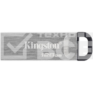 Флеш диск Kingston 128Gb DataTraveler KYSON <DTKN/128GB>, (USB 3.2, 200 МБ/с при чтении, 60 МБ/с при записи)