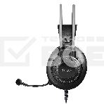 Наушники с микрофоном A4Tech Fstyler FH200U серый 2м накладные USB оголовье (FH200U GREY), фото3