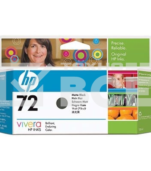 Картридж струйный HP №72 C9403A черный матовый для HP DJ T1100/T610 (130мл)