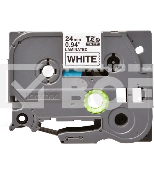 Картридж Brother TZe-251 24 мм, 8 м, черный шрифт, белый фон, для BROTHER P-Touch