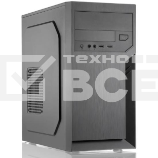 Компьютерный корпус с блоком питания 450Вт. Case Foxline FL-702, mATX, 1x5.25EXT, 1x3.5EXT, 2x3.5INT, 2xUSB2.0, HDA, w/o FAN, w/450W ATX PSU, w/1.2m EU pwr cord