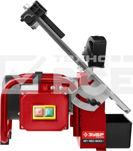 Электроплиткорез ЗУБР 'МАСТЕР' ЭП-180-600Н диск 180 мм, глубина реза 90°-34мм/45°-17мм, стол 330х360мм, 2950об/мин, 600Вт