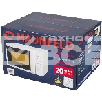 Микроволновая печь Maunfeld MFSMO.20.7WH белый, 20 л, 700 Вт, переключатели - поворотный механизм, фото 1