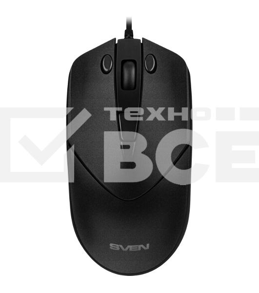 Мышь проводная SVEN RX-100 черный, 4000 dpi, USB, кнопки - 6