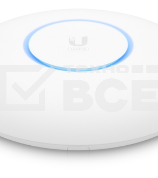 Точка доступа Ubiquiti UniFi 6 AP Pro [U6-Pro] 2.4+5 ГГц, Wi-Fi 6, 4х4 MU-MIMO, 802.3at, 1х 1G RJ45