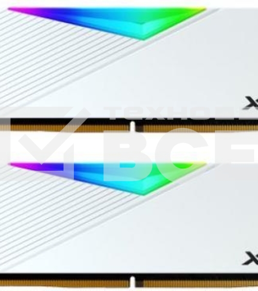 Оперативная память XPG Lancer, DDR5, 32GB (2x16GB), 6400MHz, CL32, с радиаторами, RGB, белый