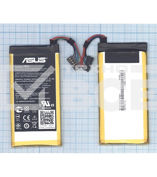 Аккумуляторная батарея C11P1407 для Asus PadFone X Mini Station 2100mAh / 7.98Wh 3,8V