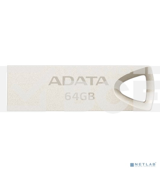 Флеш диск 64GB ADATA UV210, USB 2.0, Металлич. Серебро