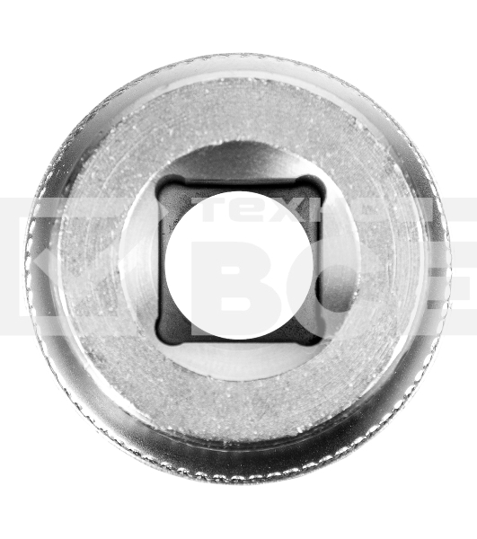 Головка торцевая удлиненная, 27 мм, 6-гранная, CrV, под квадрат 1/2