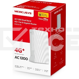 Двухдиапазонный гигабитный роутер Mercusys MB230-4G Wi-Fi AC1200 с поддержкой 4G+ категории 6