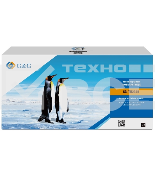 Картридж лазерный G&G GG-TN2375 черный (2600стр.) для Brother HL-L2300DR/L2340DWR/L2360DNR/L2365DWR