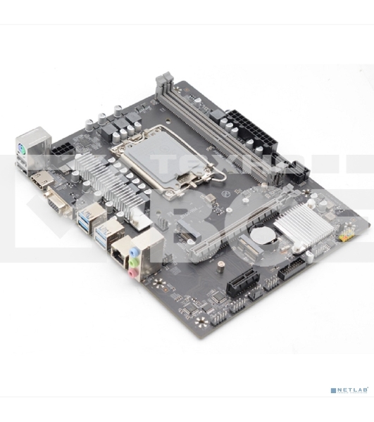 Материнская плата AFOX B760D4-MA5-V2, LGA 1700, Intel B760, 2xDDR4, 3xSATA, 1xM.2, 1xPCIe 4.0 x16, 1xPCIe x1, 1xMini PCIe, 1xHDMI, 1xD-Sub, 1x 1Gb LAN, 4xUSB-A 3.0, 2xUSB 2.0, 3x3.5 мм, 5.1, mATX