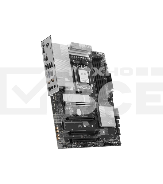 Материнская плата MSI PRO B850-P WIFI, AM5, AMD B850, 4xDDR5, 4xSATA, 3xM.2, 1xPCIe 5.0 x16, 1xPCIe 4.0 x4, 2xPCIe 3.0 x1, 1xHDMI, 1x5Gb LAN, Wi-Fi 7, 4xUSB 2.0, 1xUSB 3.2 Gen 1, 1xUSB 3.2 Gen 2, 2xUSB-C 3.2 Gen 2, 2x3.5 мм, 7.1, ATX