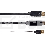 Кабель-переходник HDMI(M) +USB---> DP(M) 4K*60Hz 1.8M, VCOM, фото16
