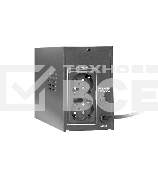 Источник бесперебойного питания ExeGate EX279215RUS Power Back BNB-450 450VA, черный, 2 евророзетки