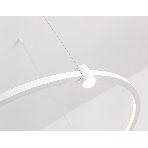 Подвесной светодиодный светильник Ambrella light FL5521/2+6 WH белый 45W 3000K/4200K/6400K D600/400*1300 (без ПДУ), фото8