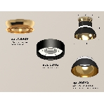 Светильник Ambrella Light XS8102061 SBK/PYG/CL черный песок/золото желтое полированное/прозрачный GX53 (N8909, C8102, N8145), фото 1