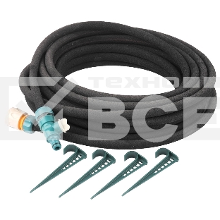 Шланг RACO сочащийся, в комплекте с коннекторами и колышками, 1/2'x15 м 4270-55927