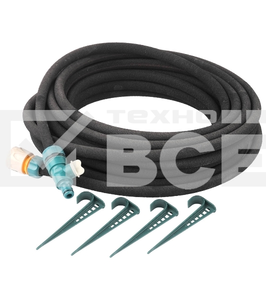 Шланг RACO сочащийся, в комплекте с коннекторами и колышками, 1/2'x15 м 4270-55927