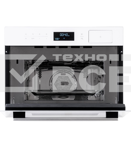 Духовой шкаф электрический Weissgauff OEMS 459 PDW белый, встраиваемый