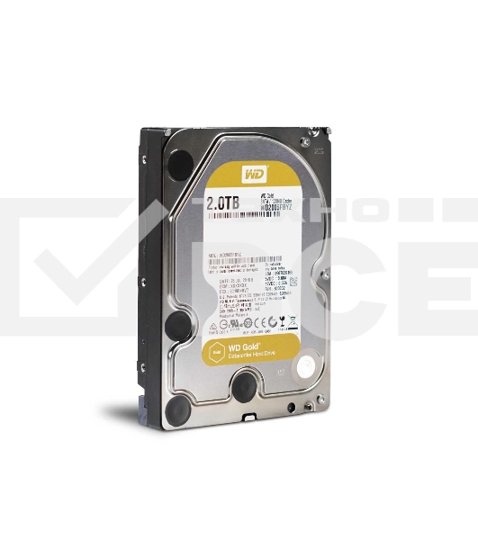 Жесткий диск WD Original SATA-III 2Tb WD2005FBYZ Gold (7200rpm) 128Mb 3.5