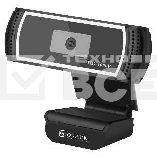 Камера Web Oklick/Оклик OK-C013FH черный 2Mpix (1920x1080) USB2.0 с микрофоном