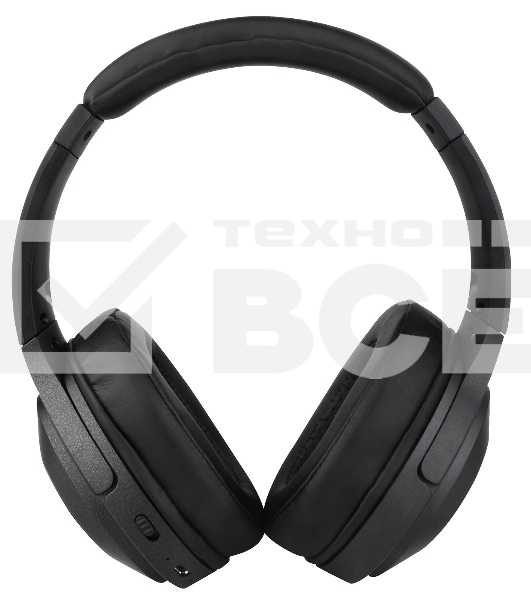 Гарнитура накладные Digma BT-20 ANC черный беспроводные bluetooth оголовье
