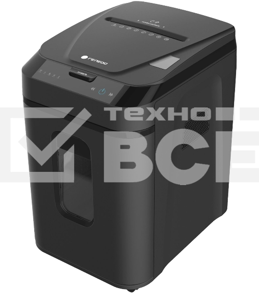Шредер ГЕЛЕОС АП40-4, DIN P-4 (4 ур-нь секр.), фрагмент 3,9х12мм, АВТОПОДАЧА 170 лист  (70г/м2), пл.карты/скрепки/скобы, 37 литров