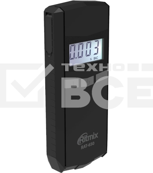 Алкотестер Ritmix RAT-650 электрохимический черный