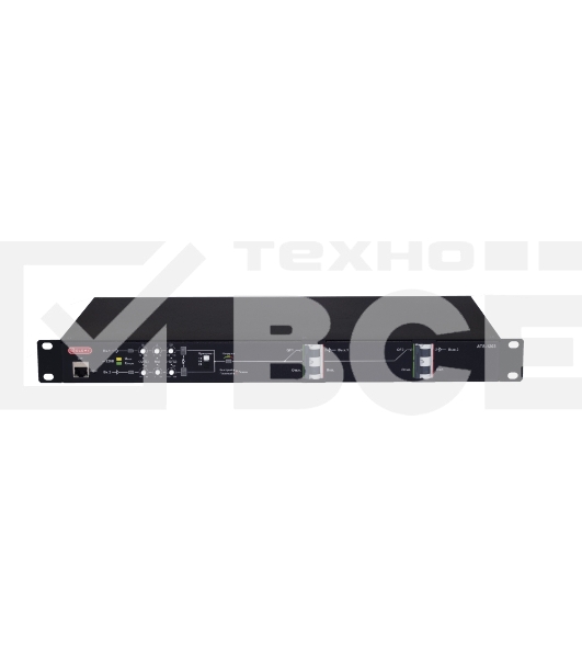 Автоматический ввод резерва ELEMY RACK ATS-1203/32/T/E/DO, 1U, 220B, 32A, Ethernet, Digital Output, in (2) HW, out (2) HW