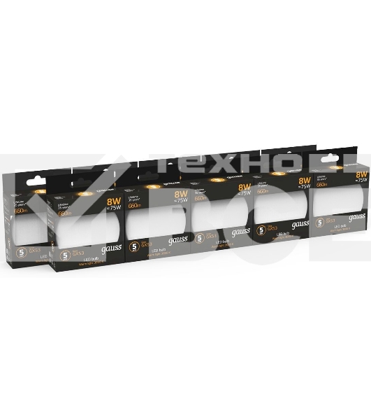 Лампа светодиодная Led GX53 8Вт 3000К диммируемая Gauss 108408108-D
