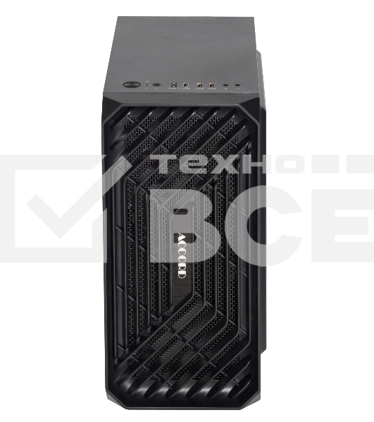 Компьютерный корпус Accord ACC-265B черный без БП mATX 1x80mm 1x92mm 2x120mm 2xUSB2.0 1xUSB3.0 audio