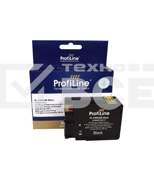 Картридж струйный PL-CN053AE (№932XL) для принтеров HP Officejet 6700 Premium e-All-in-One H711n/7610 Wide Format e-All-in-One/6100 ePrinter H611/6600 e-All-in-One H711g/7110 Wide Format ePrinter H812a Black ProfiLine