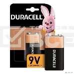 Батарейка Duracell 6LR61-1BL/6LF22 9V (1 шт. в уп-ке) алкалиновые, крона MN1604, фото 1