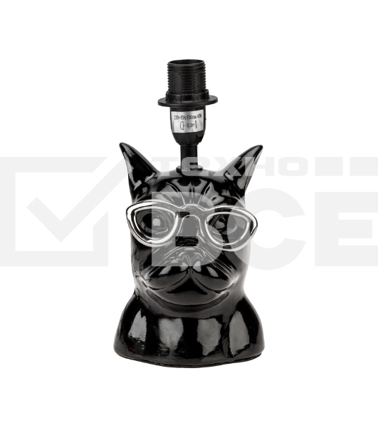 Светильник декоративный настольный Rexant МОБИ 'Бульдог', с цоколем Е14, 40Вт, черный