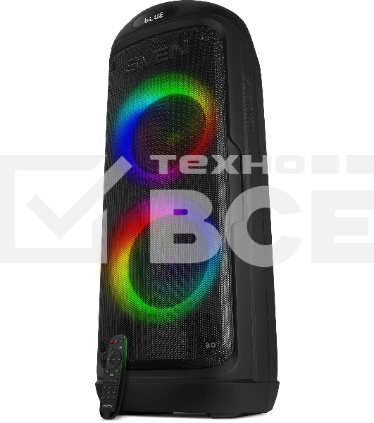 Мобильные колонки Sven PS-770 2.0 черный 2x50W  Bluetooth