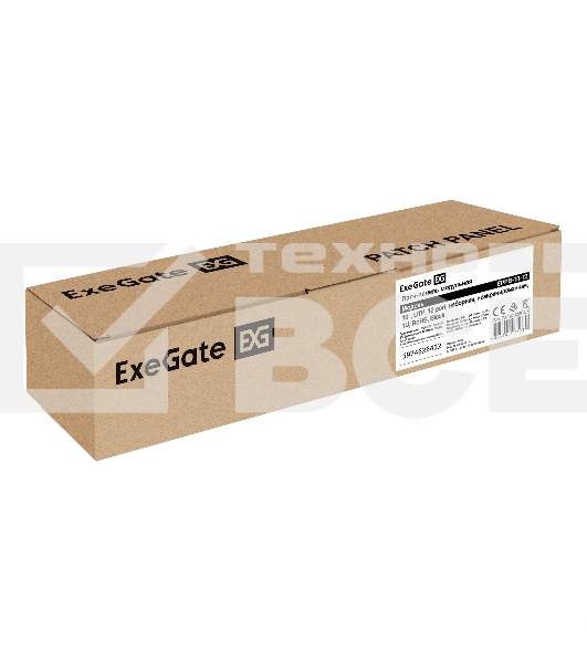 Патч-панель модульная ExeGate EPPB-10-12 (10