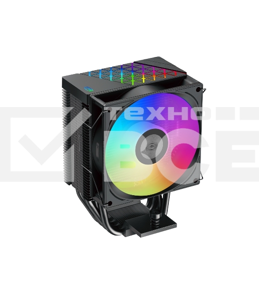 Кулер PCCooler R400 ARGB черный 92мм алюминий+медь 2200r[m 30db 4-pin 180W 133мм