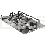 Варочная поверхность Kuppersberg FS 39 X, газ, High-Tech, 32 см, автоматический электроподжиг, газ-контроль, форсунки под сжиженый газ, SABAF конфорки, чугунные решетки, цвет серебристый, фото4