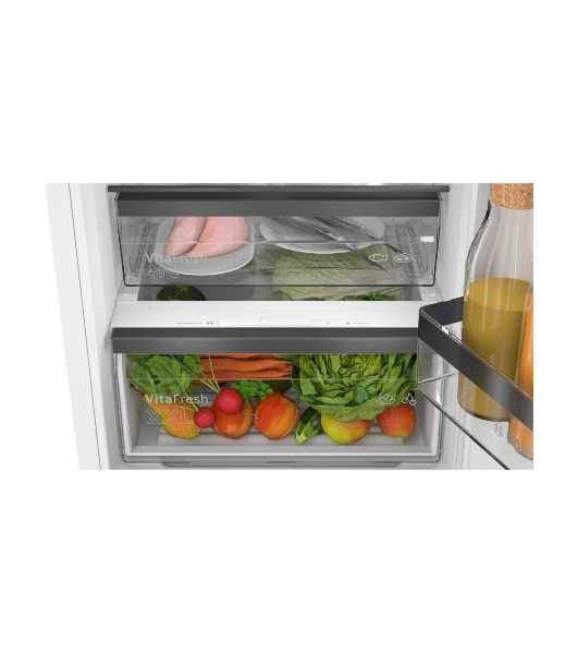 Встраиваемый холодильник Bosch KIN96SFD0 Serie 4, 1935 x 558 x 548 мм,техника плоских шарниров, VitaFresh,SN-ST, Объем 290 (215+75)л, NoFrost,LED-освещение, SuperFreeze