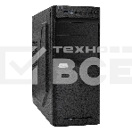 Компьютерный корпус Miditower ExeGate XP-330U-UNS400 (ATX, БП UNS400 с вент. 12см, 2хUSB/2хUSB 3.0, аудио, черный), фото 1