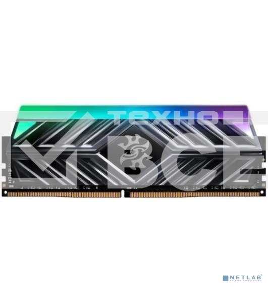 Оперативная память XPG Spectrix D41, DDR4, 8GB (1x8 GB), 3200 MHz, CL16, DIMM, радиатор, черный