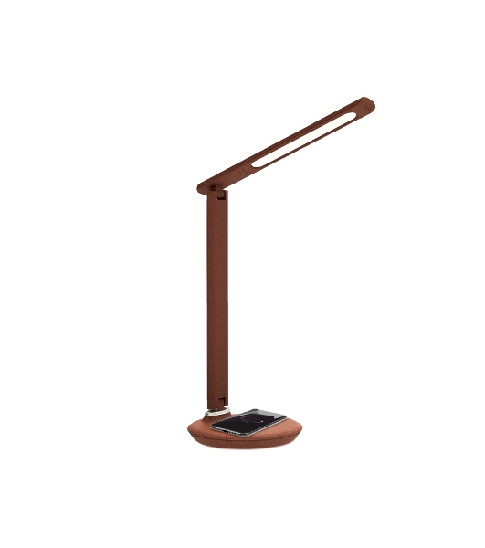 Светодиодная настольная лампа с беспроводной зарядкой Ambrella light DE522 BR коричневый LED 3000-6400K 8W