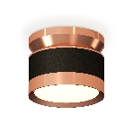 Светильник Ambrella Light XS8102065 SBK/PPG черный песок/золото розовое полированное GX53 (N8912, C8102, N8126), фото4