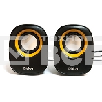 Колонки Dialog Colibri AC-06UP BLACK {акустические колонки 2.0, 6W RMS, питание от USB}, фото4
